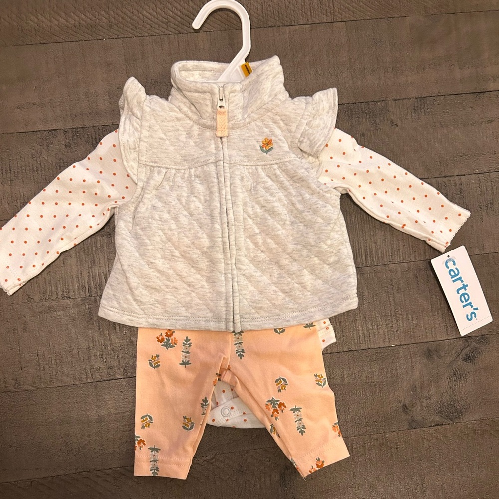 Onesie and vest set